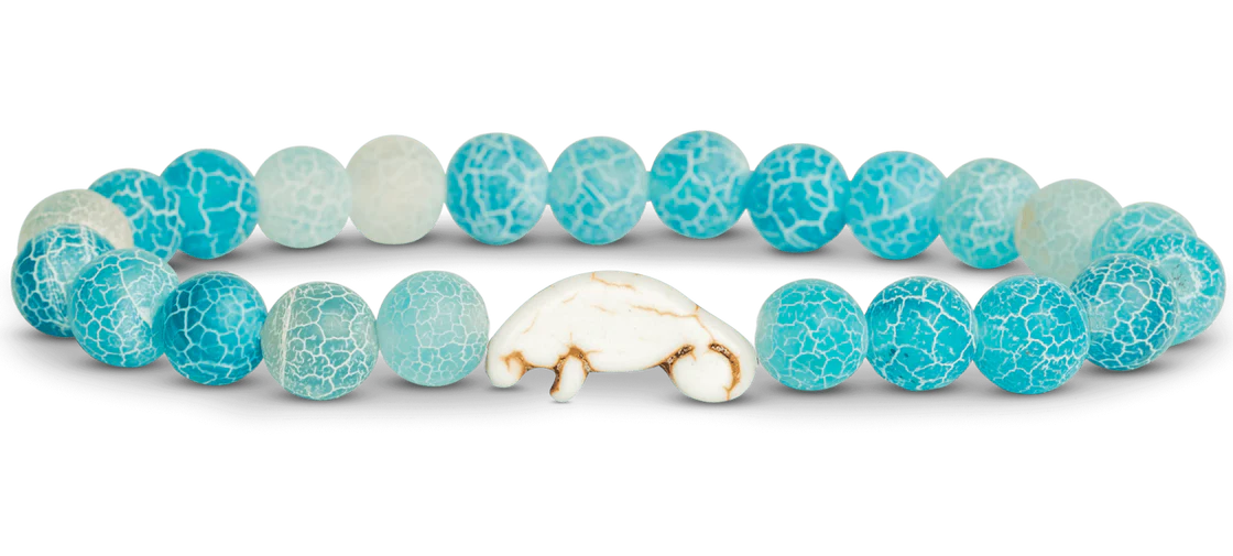 Fahlo Manatee Aqua Blue Drift Bracelet