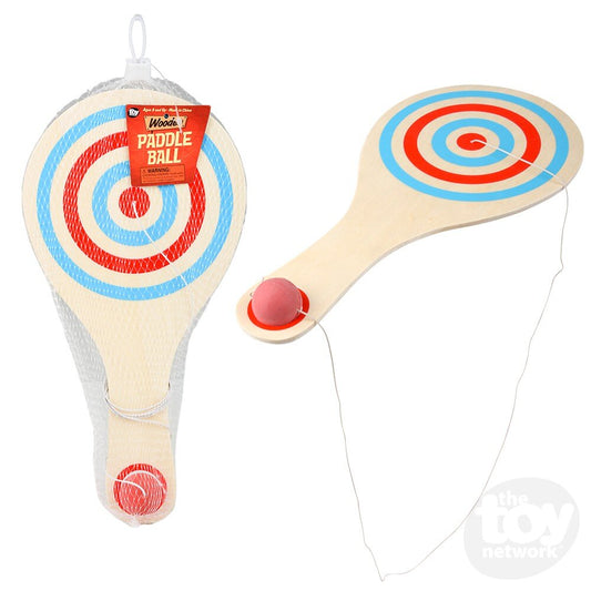 WOODEN PADDLE BALL