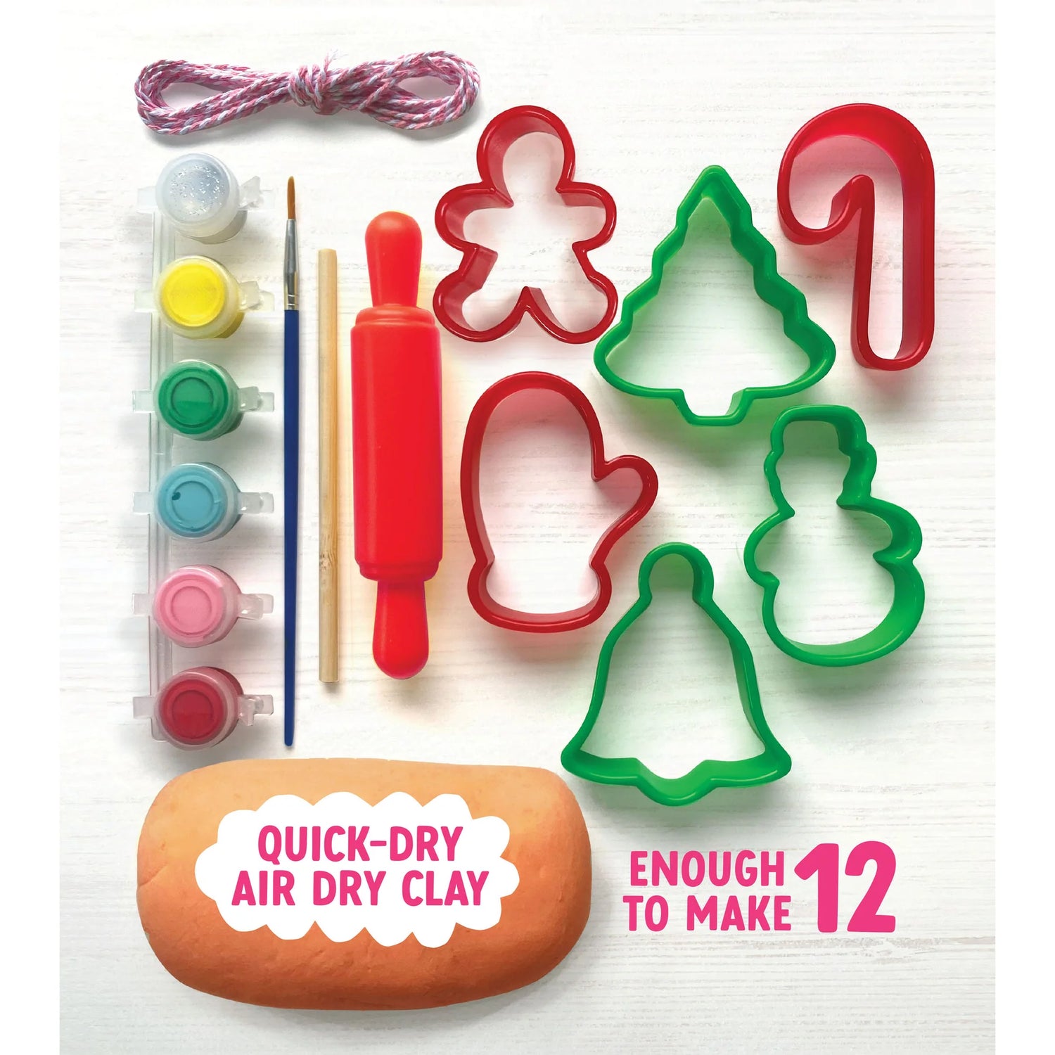 Gingerbread Clay Ornament, Make & Paint