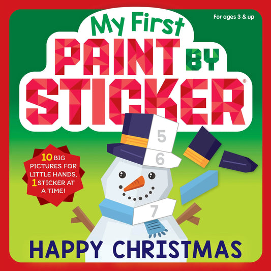 My First Paint by Stickers: Happy Christmas