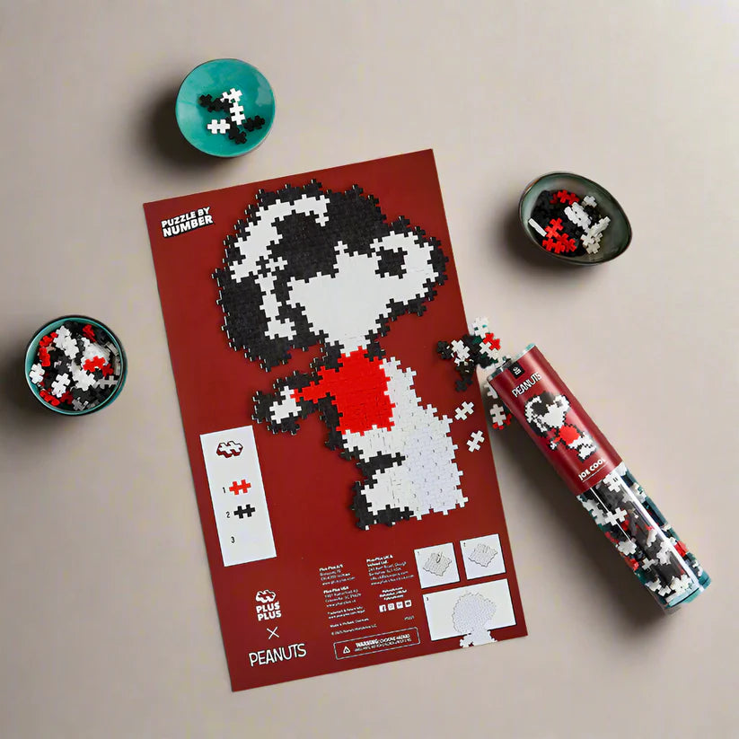 Peanuts Puzzle By Number Tubes