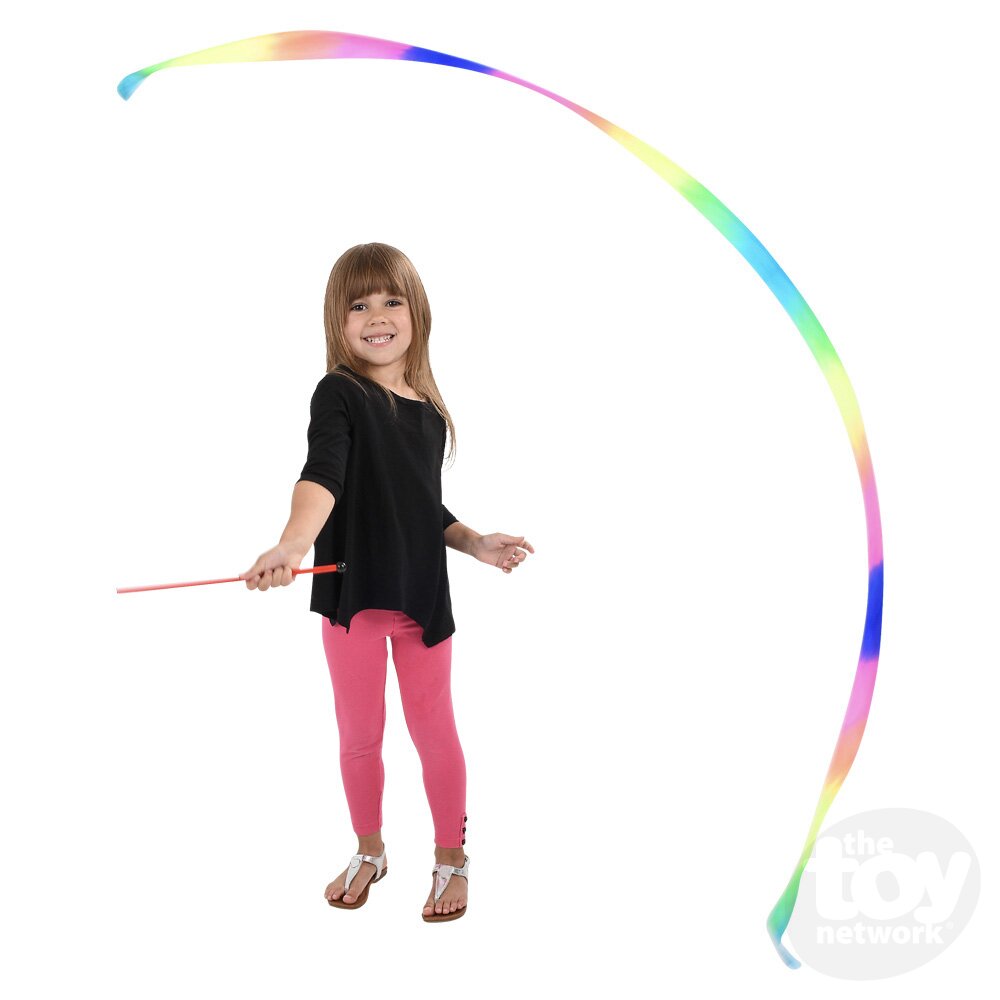 Rainbow Ribbon Wand