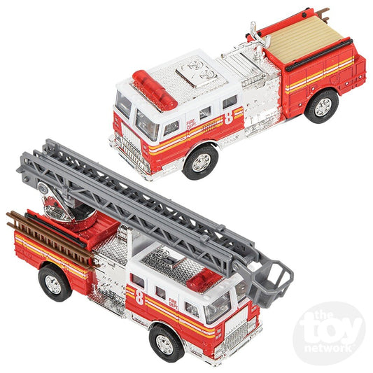 Pull Back Firetruck