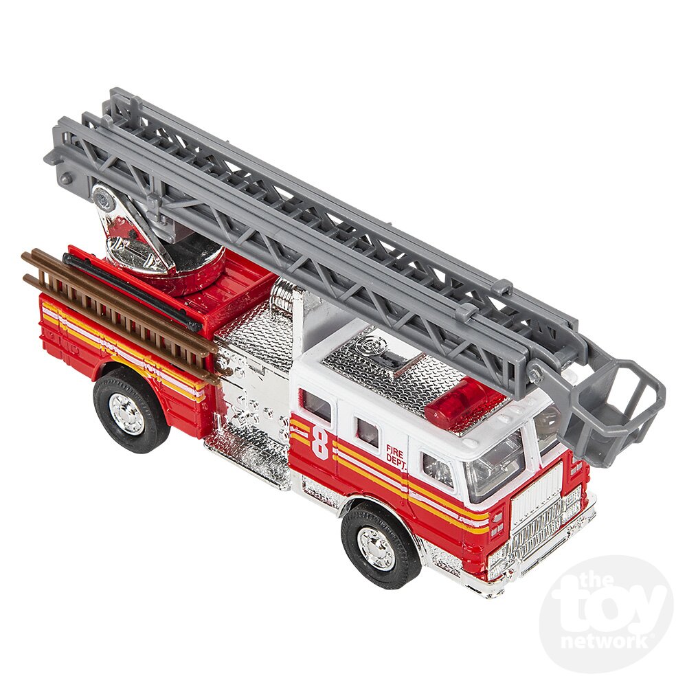 Pull Back Firetruck