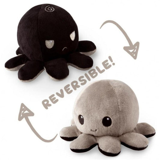Octopus Plush Black Grey-1