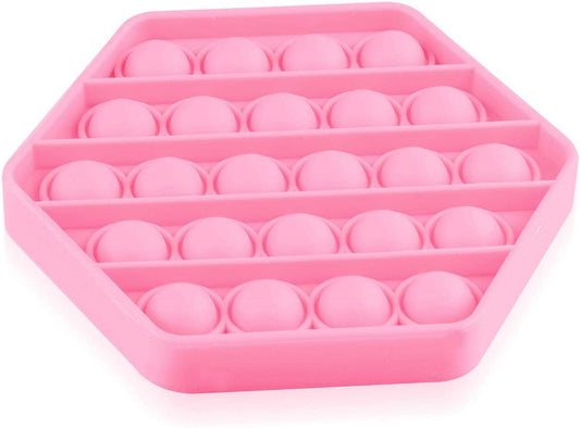Popit Hexagon Pink-1