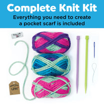Learn to Knit Scarf