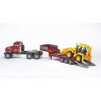 Truck and Backhoe Loader