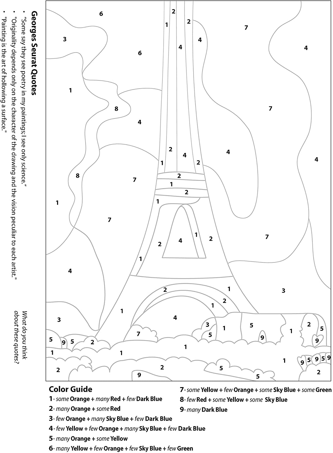 Paint by Num Eiffel Tower-5