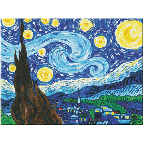 Paint by Num Starry Night-1