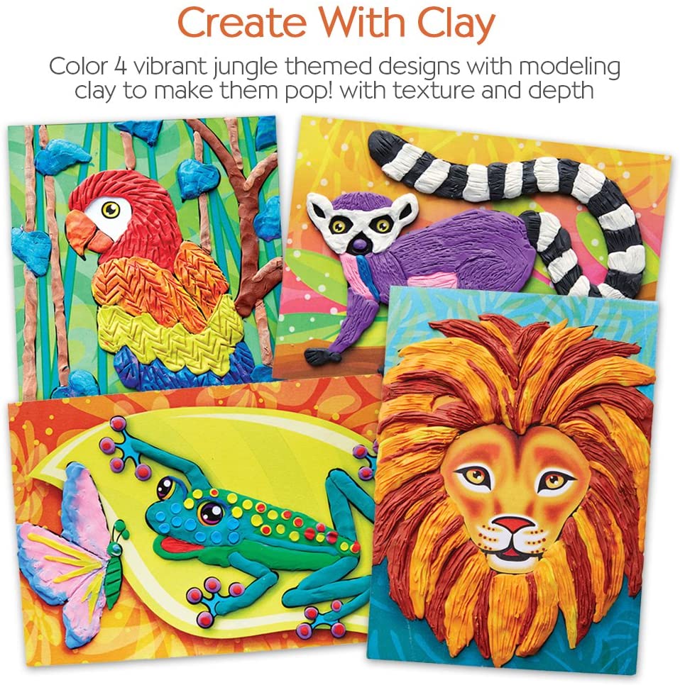Do Art Coloring with Clay-2