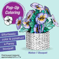 Pop Up Coloring Pansy-2