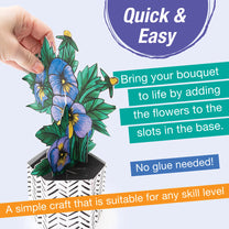 Pop Up Coloring Pansy-5