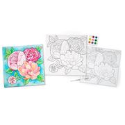 Watercolor Paint By Number Bold Floral-5