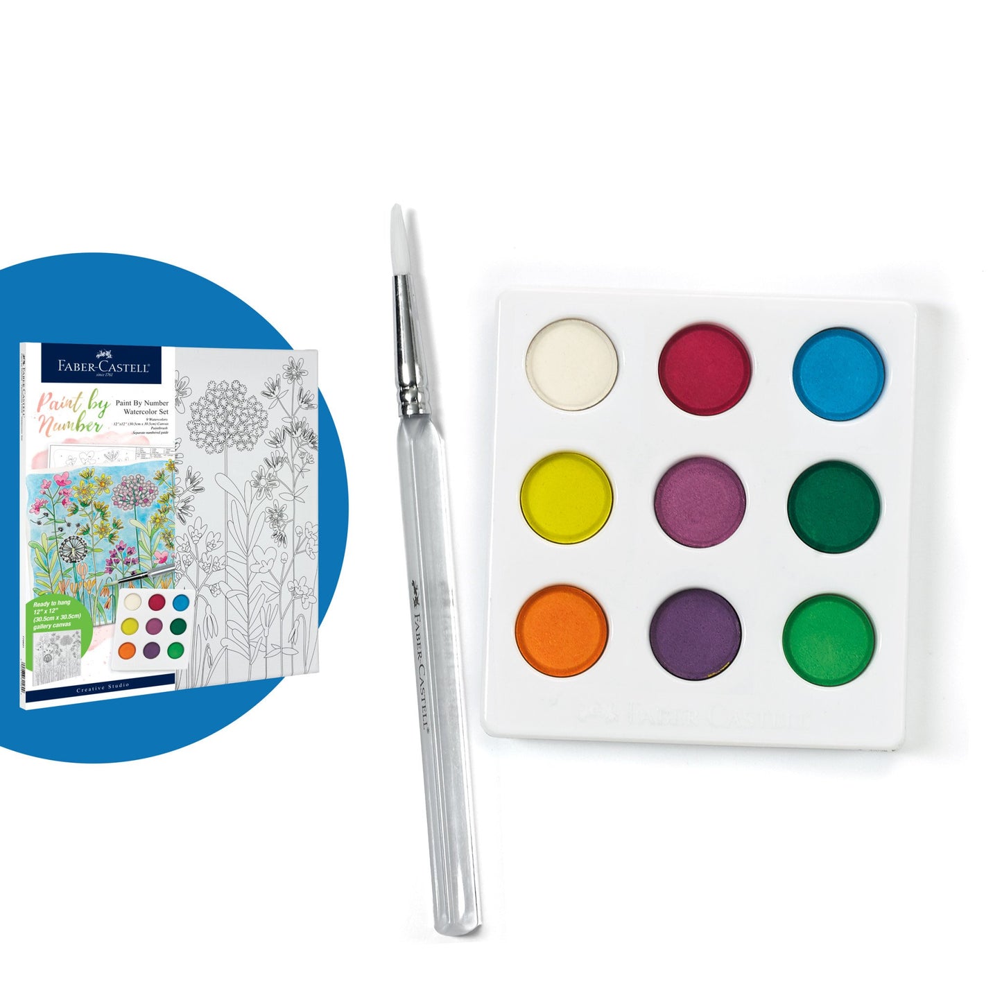 Watercolor Paint By Number Farm House-1