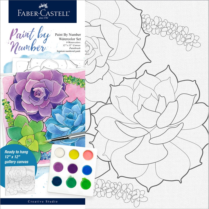 Paint by Number Succulent-2