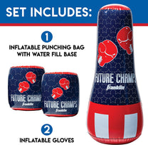 Punching Bag and Gloves-2