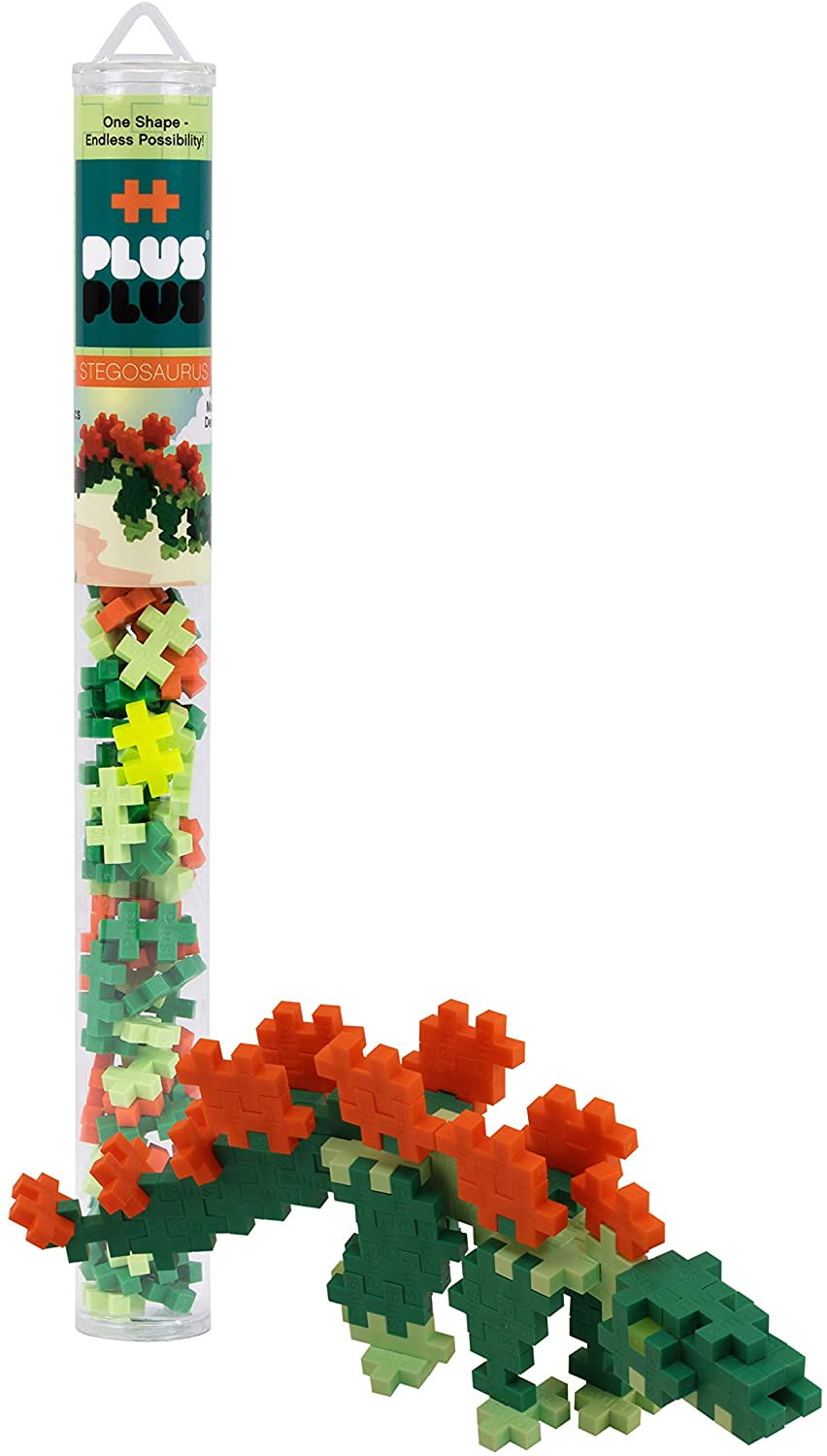Plus Plus Tube Stegosaurus-5