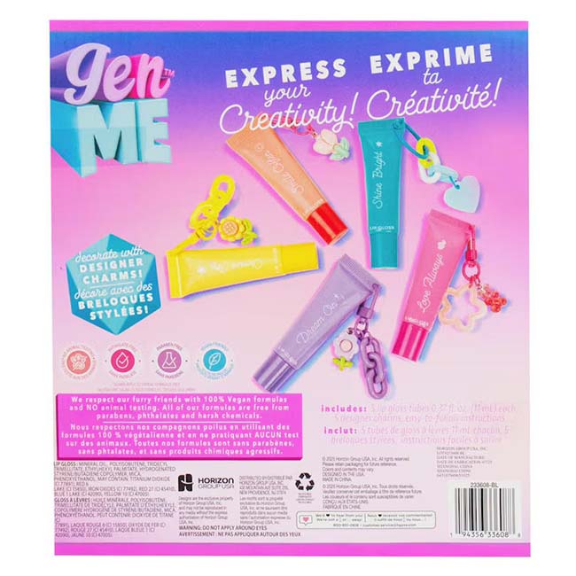 GenMe Lip Gloss Charms