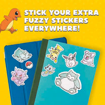 Pokemon Color Your Own Fuzzy Stickers