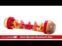 Beaded Raindrop Red