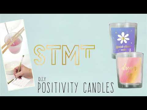 Diy Positivity Candles