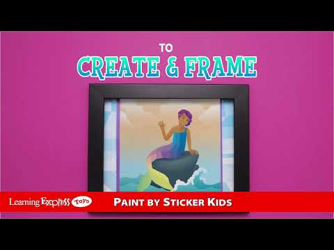 Paint by Sticker Mermaid