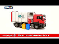 Loading Recycling Truck