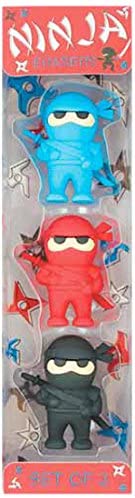 Ninja Erasers - Set of 3-1