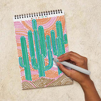 FlowArt Dot-By-Letter Landscapes