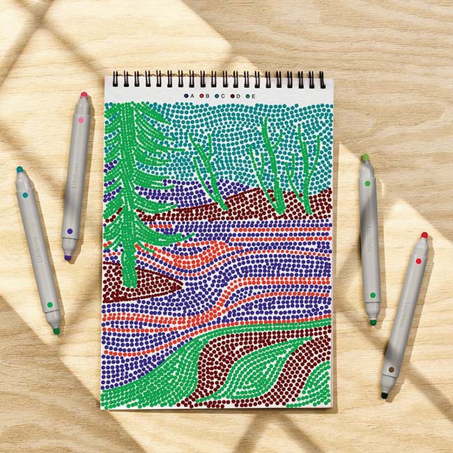 FlowArt Dot-By-Letter Landscapes