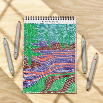 FlowArt Dot-By-Letter Landscapes