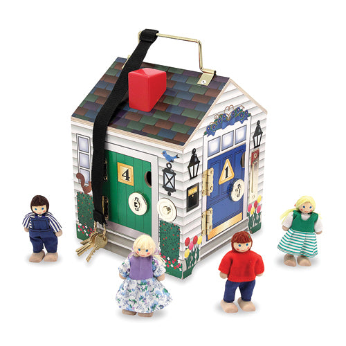 Doorbell House with Locks-1