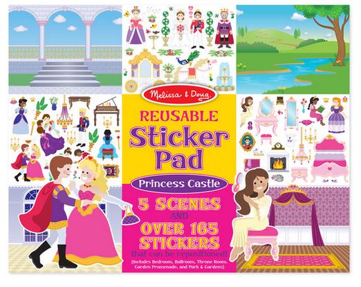 Stckr Pad Princess Castle-1