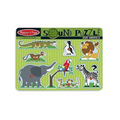 Zoo Animal Sound Wooden Puzzle-1