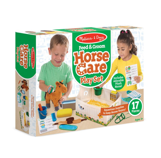 Feed & Groom Horse Care Play Set-1