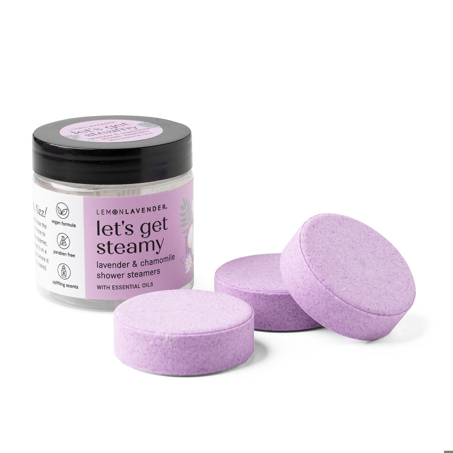 Lemon Lavender Shower Bombs 3pk
