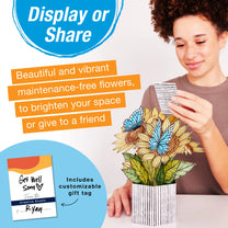 Popup Coloring Sunflowers