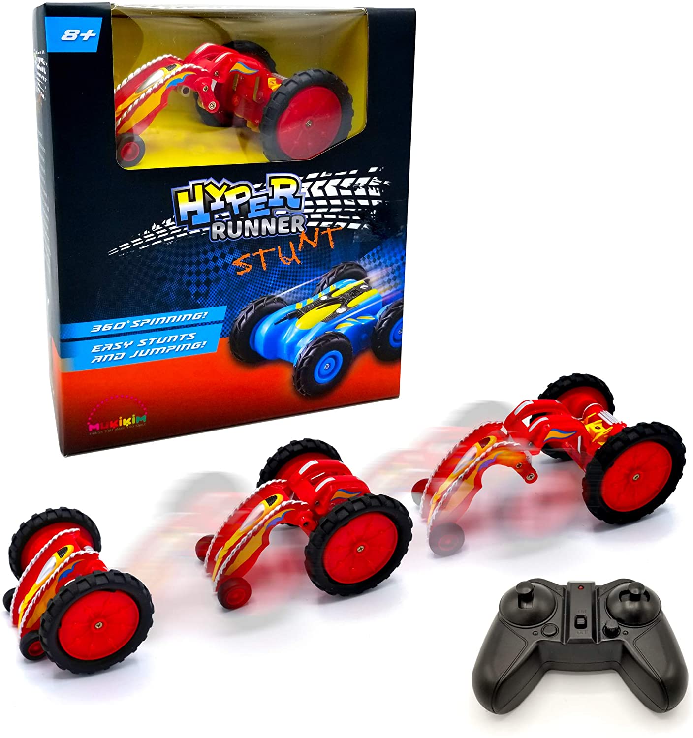 Hyper Runner Red Stunt RC Car-3