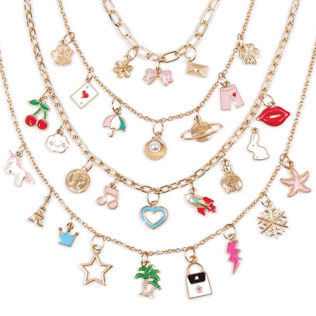 Handful of Charm Jewelry Set