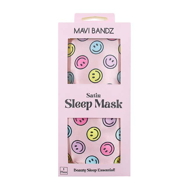 Smiley Satin Sleep Mask