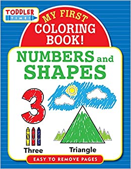 Numbers Shapes Coloring-1