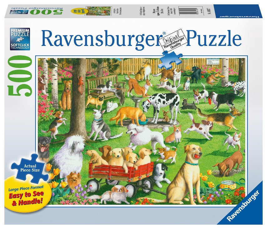 At the Dog Park Jigsaw Puzzle-1