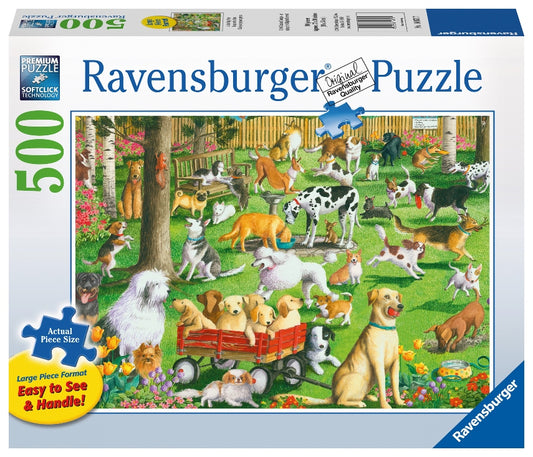 At the Dog Park Jigsaw Puzzle-1