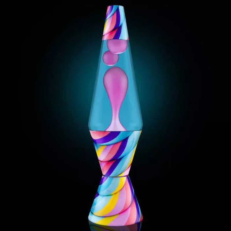 Lava Lamp 14.5^ Pk/Lt Bl