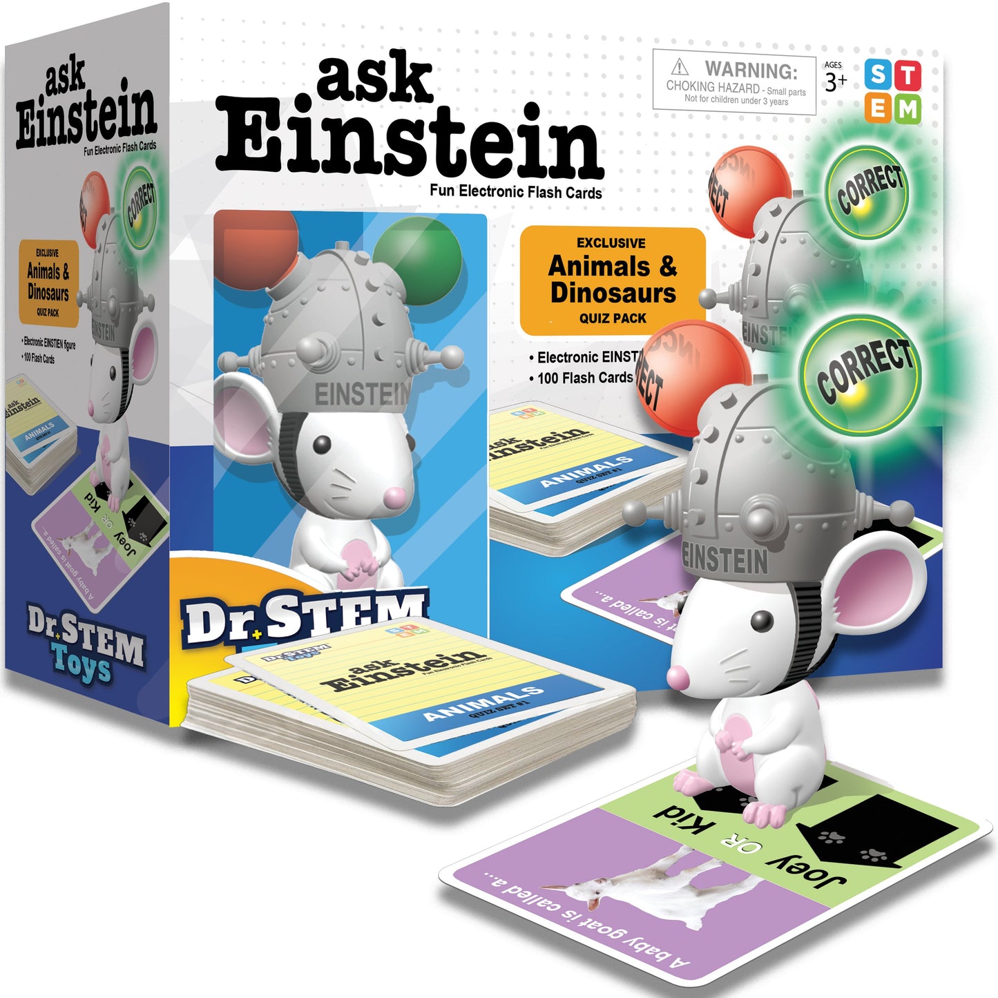 Einstein Animals & Dinos Flash Cards Booster Pack-1