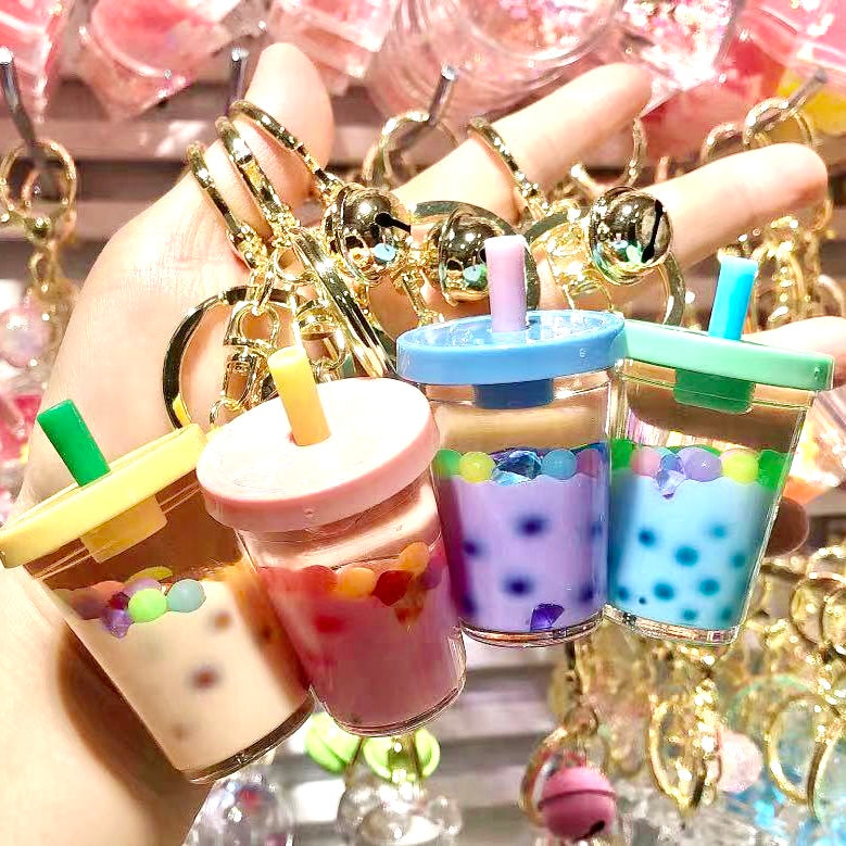 Pastel Boba Floaty Key