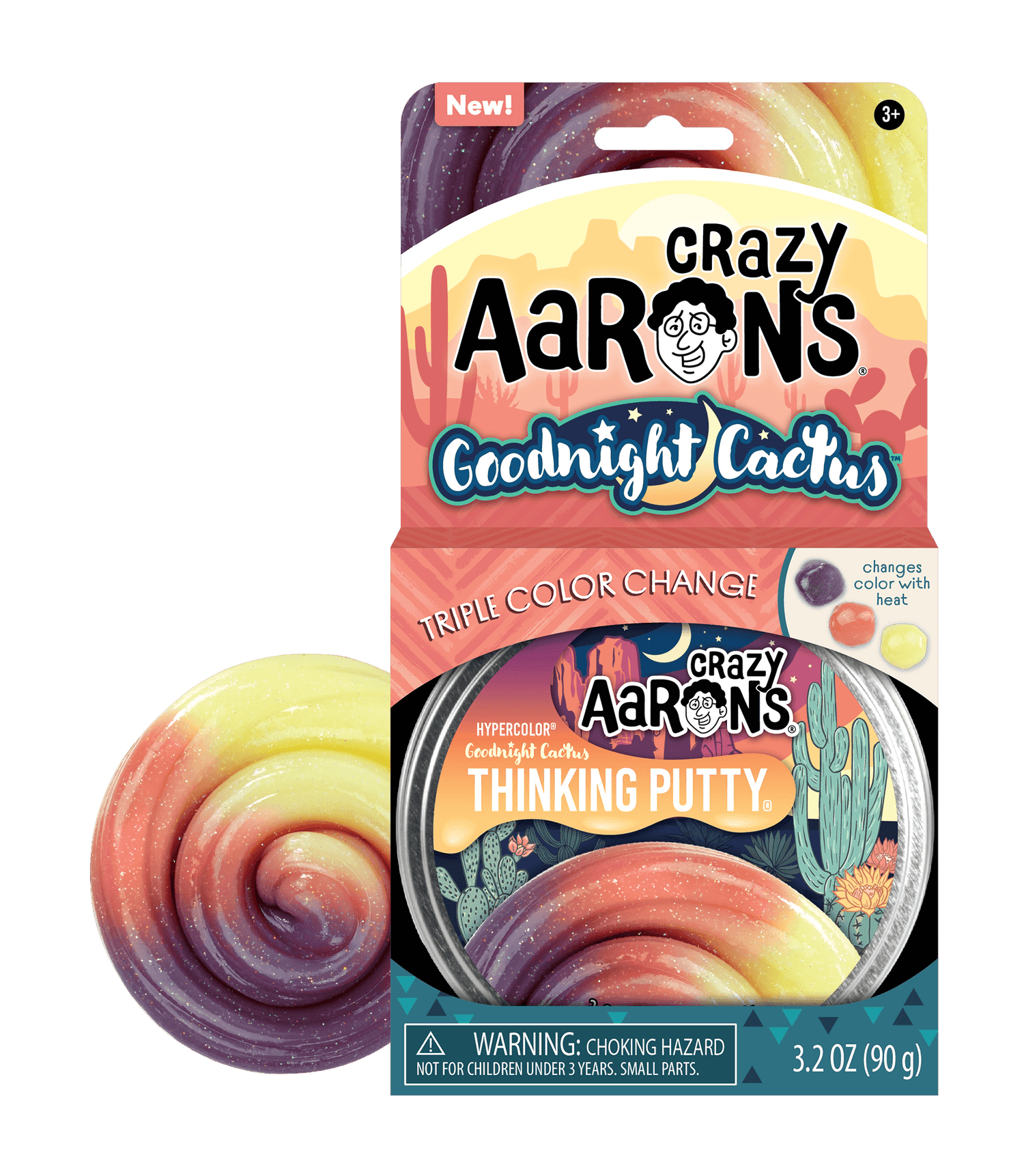 Crazy Aarons Goodnight Cactus 4 Inch Tin-1