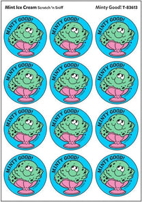 Minty Good! Mint Ice Cream Scratch 'n Sniff Stinky Stickers®
