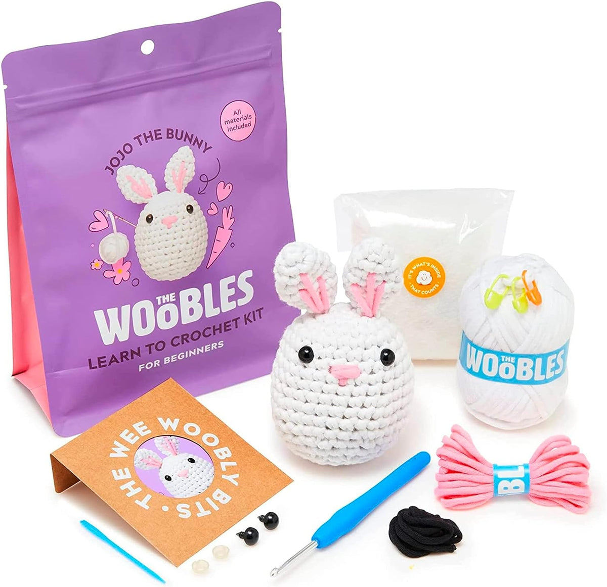 JoJo the Bunny Woobles Crochet Kit-3